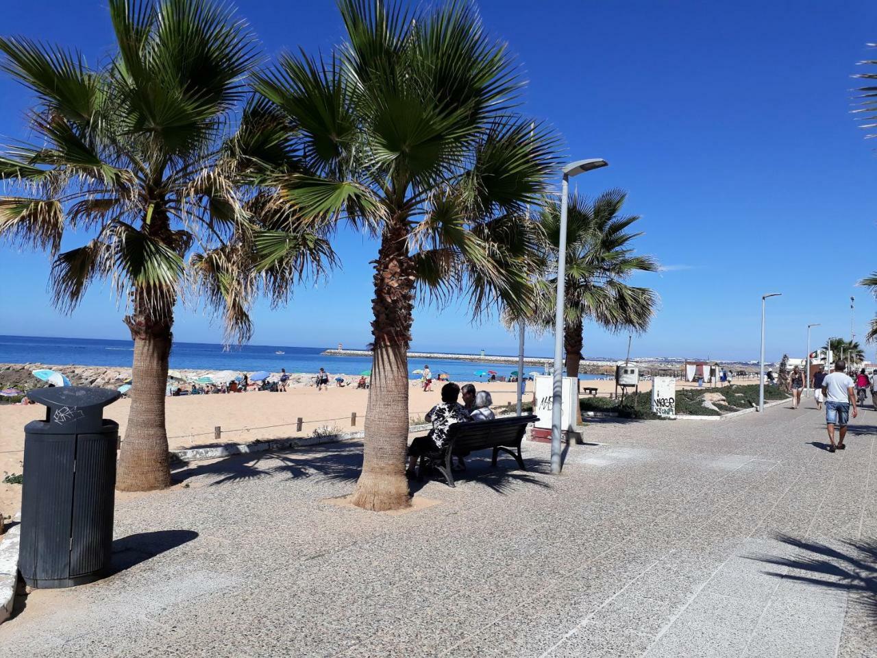 Abmar- Por-Do-Sol, Vista Mar, Remodelado, Wifi, 80Mt Praia Quarteira Bagian luar foto