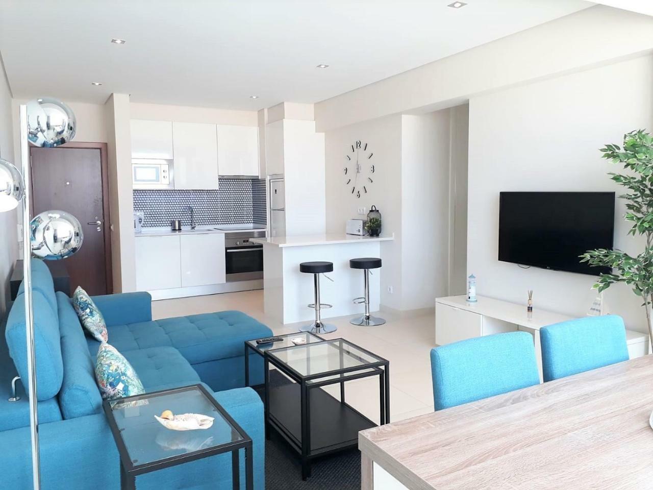 Abmar- Por-Do-Sol, Vista Mar, Remodelado, Wifi, 80Mt Praia Quarteira Bagian luar foto